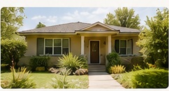Welcoming residential board and care home exterior